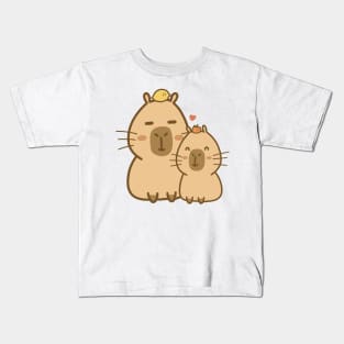 Chill capybara - parent and child Kids T-Shirt